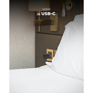 IMS-221P Carregador CARREGADOR ULTRA RÁPIDO UMA SAÍDA USB TIPO-C 20W