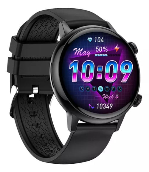 Smartwatch IMENSO IMS-758: Elegância, Tela HD AMOLED 1.1”, Monitoramento Cardíaco e Assistente de Voz