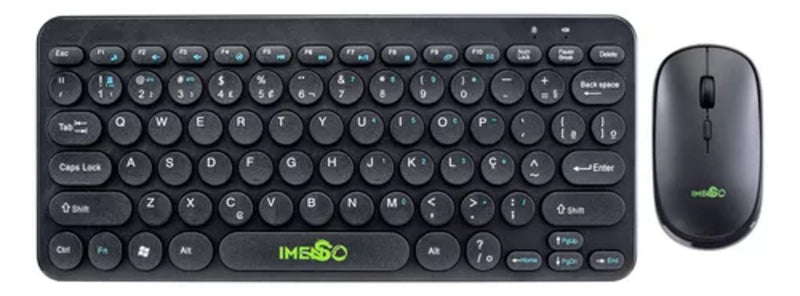 Kit Teclado + Mouse Imenso C/ Mini Receptor Bluetooth 10m