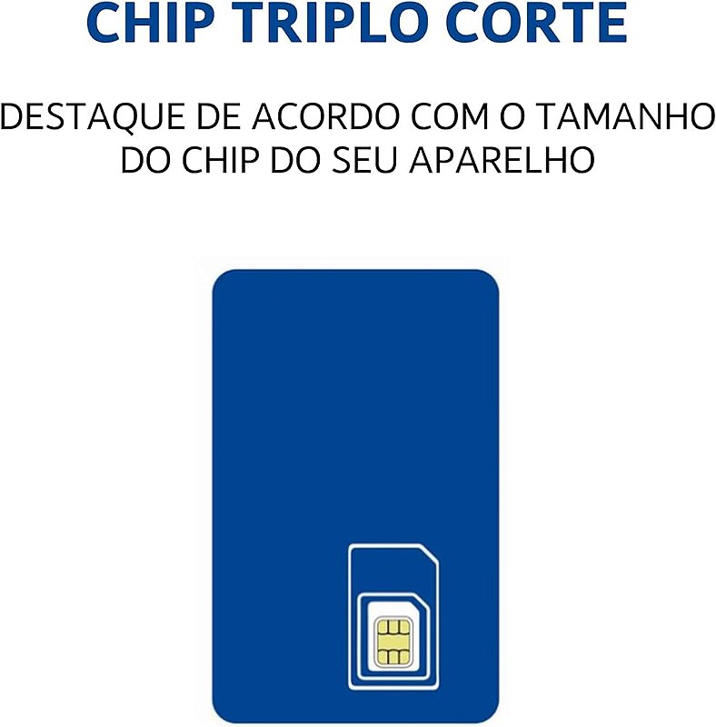 Cartão SIM - Chip da Operadora Tim