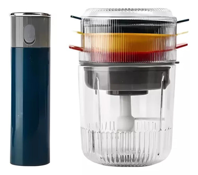Triturador De Alimentos Automático Portátil 1000ml