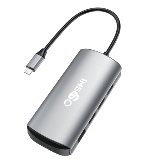 HUB USB-C 10 em 1 HDMI 8K DP USB 3.0 Leitor de Cartão Ideal para gamers e profissionais que precisam de alta performance