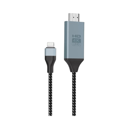 Cabo Tipo Lightning P/HDMI Full HD 4K Alta Definição
