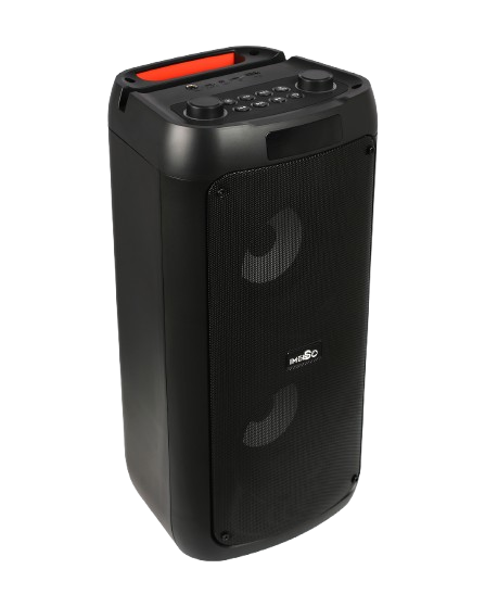 Caixa de Som Bluetooth X45S: 20W com Luzes RGB, Bateria 4500mAh (5.5h) + 2 Microfones Sem Fio para Karaokê Inesquecível