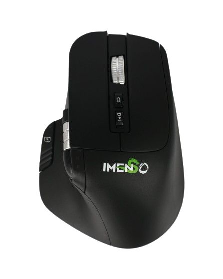 Mouse Bluetooth Com e Sem Fio IMENSO 3200 DPI: Precisão Óptica, Conforto para Gamers e Iluminação LED Moderno