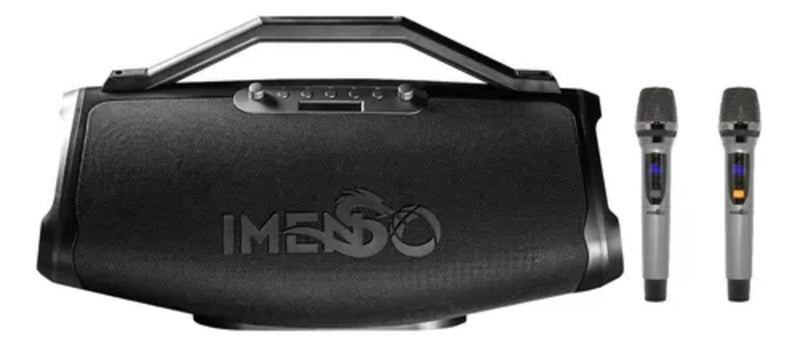 Caixa De Som Imenso X75 200w Rms 9000mah Ipx4 C/ 2 Mic
