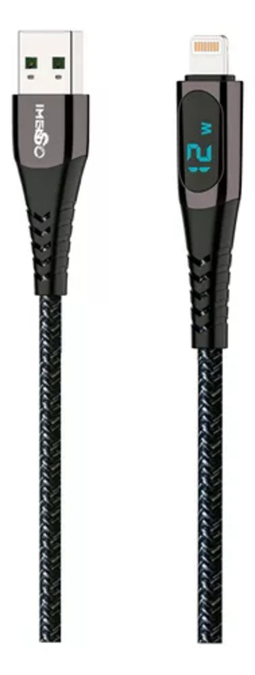 Cabo Carga Rápida USB P/Lightning 2.4A Super Resistente