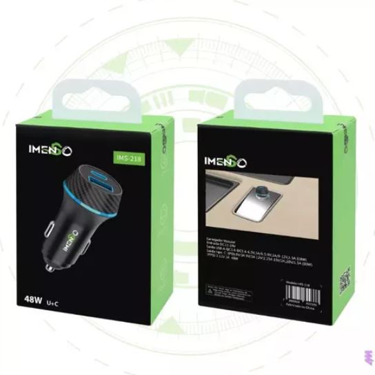 Carregador Veicular IMS-218 CARREGADOR SUPER RÁPIDO 48W