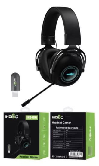 HEADSET GAMER SEM FIO IMS-891 IMENSO