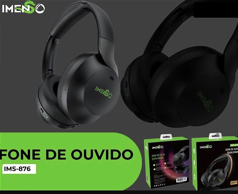 IMENSO FONE DE OUVIDO IMS-876 COM CANCELAMENTO DE RUÍDOS