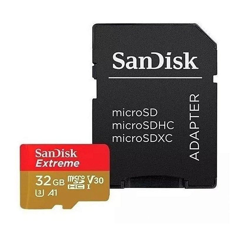 Cartão SanDisk Micro SD 32GB Extreme Classe 10