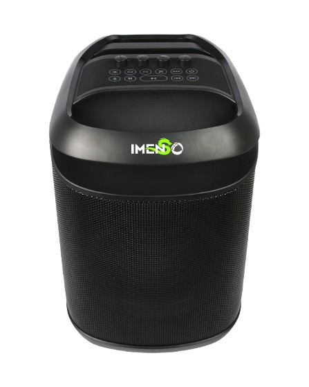 Caixa de Som Bluetooth X42: Potência de 40W, Luzes RGB, 2 Microfones Sem Fio Bateria de 6000mAh até 6,2 horas de karaokê