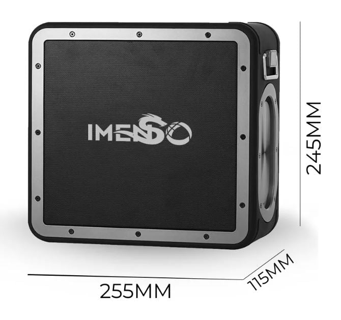 IMENSO CAIXA DE SOM PORTÁTIL 160W X53 COM 2 MICROFONES SEM FIO