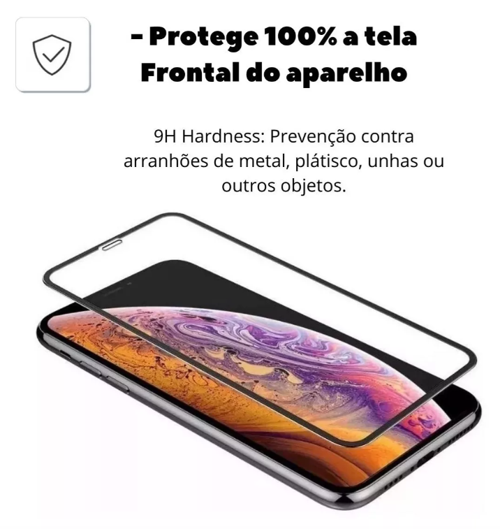 Película De Vidro 3d Para iPhone