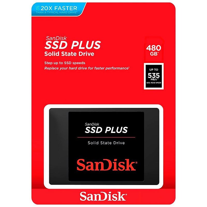 SSD 480G - Sandisk Plus