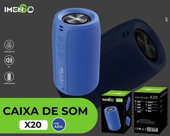 IMENSO CAIXA DE SOM - BLUETOOTH SEM FIO MOD. X20 - 10W